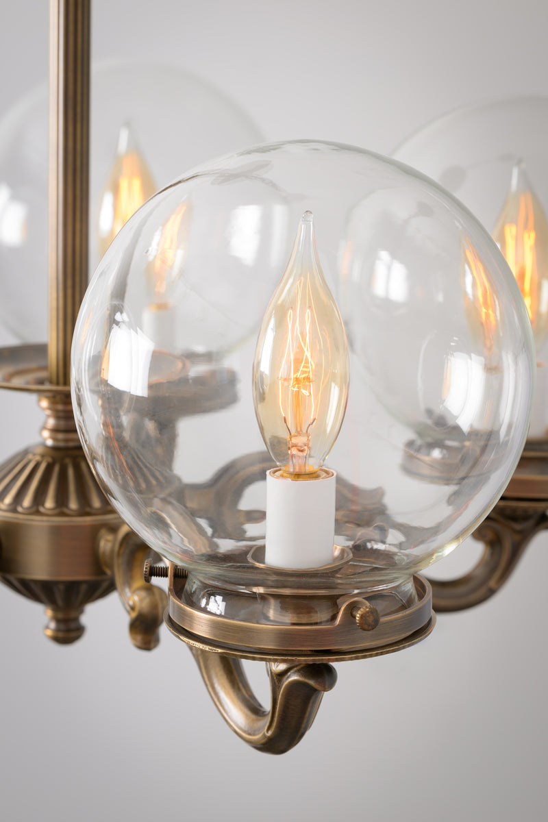 Hamilton (Clear) | Historic Ornate Chandelier – Olde Brick Lighting