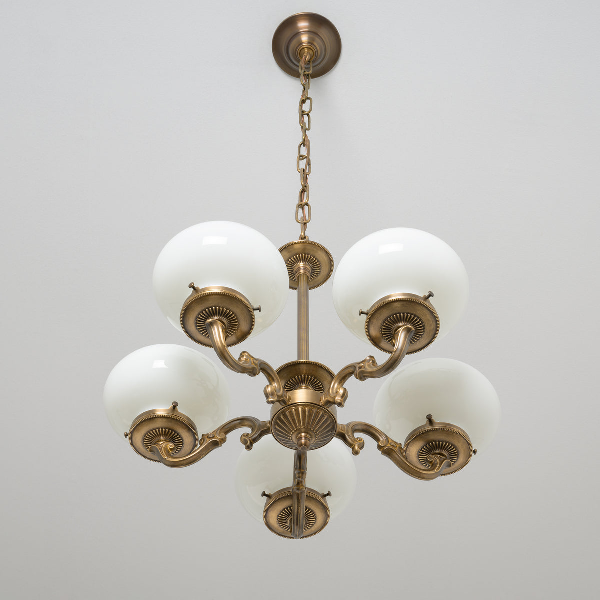 Mulberry (Opal) | Historic Ornate Chandelier – Olde Brick Lighting