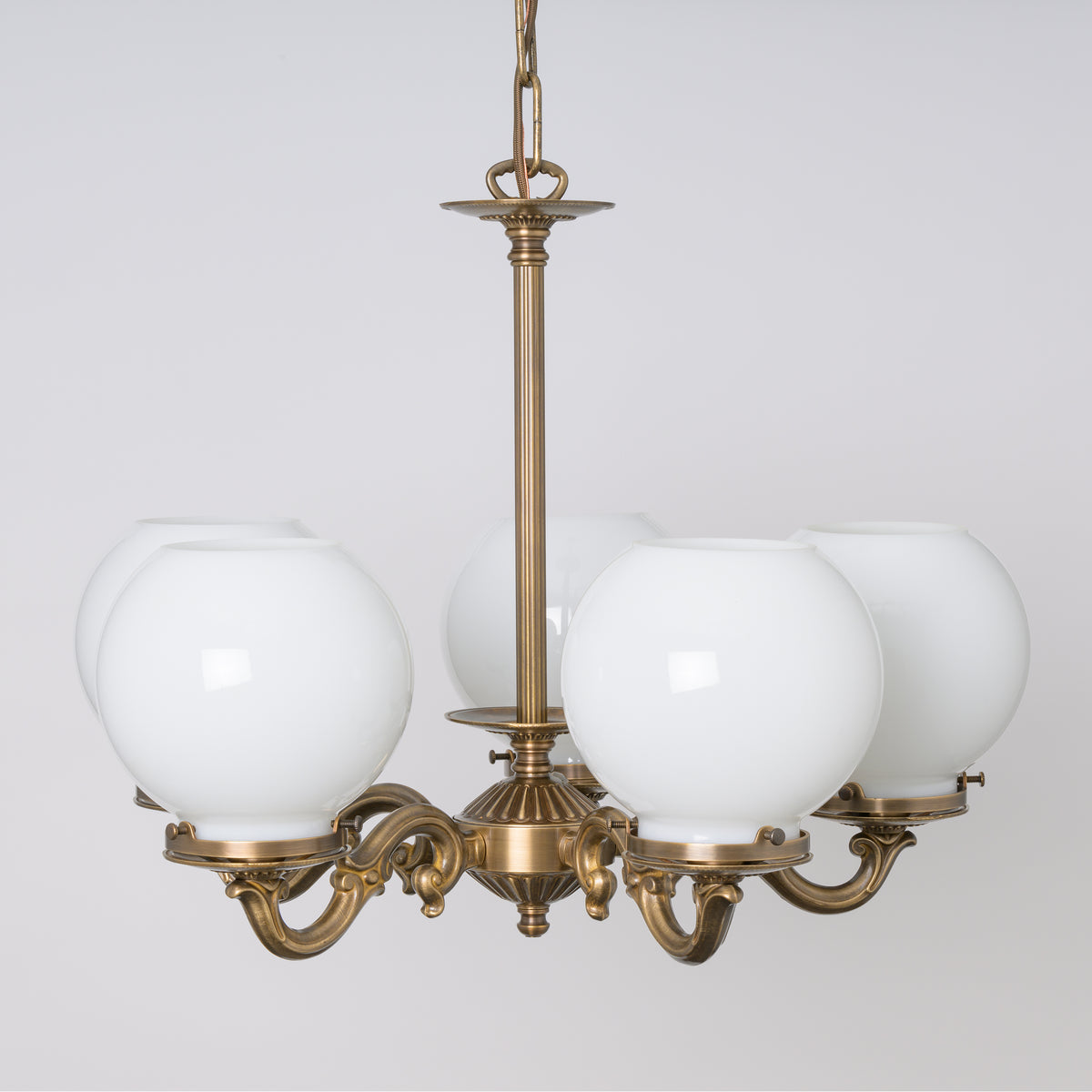 Drake (Opal) | Historic Ornate Chandelier – Olde Brick Lighting