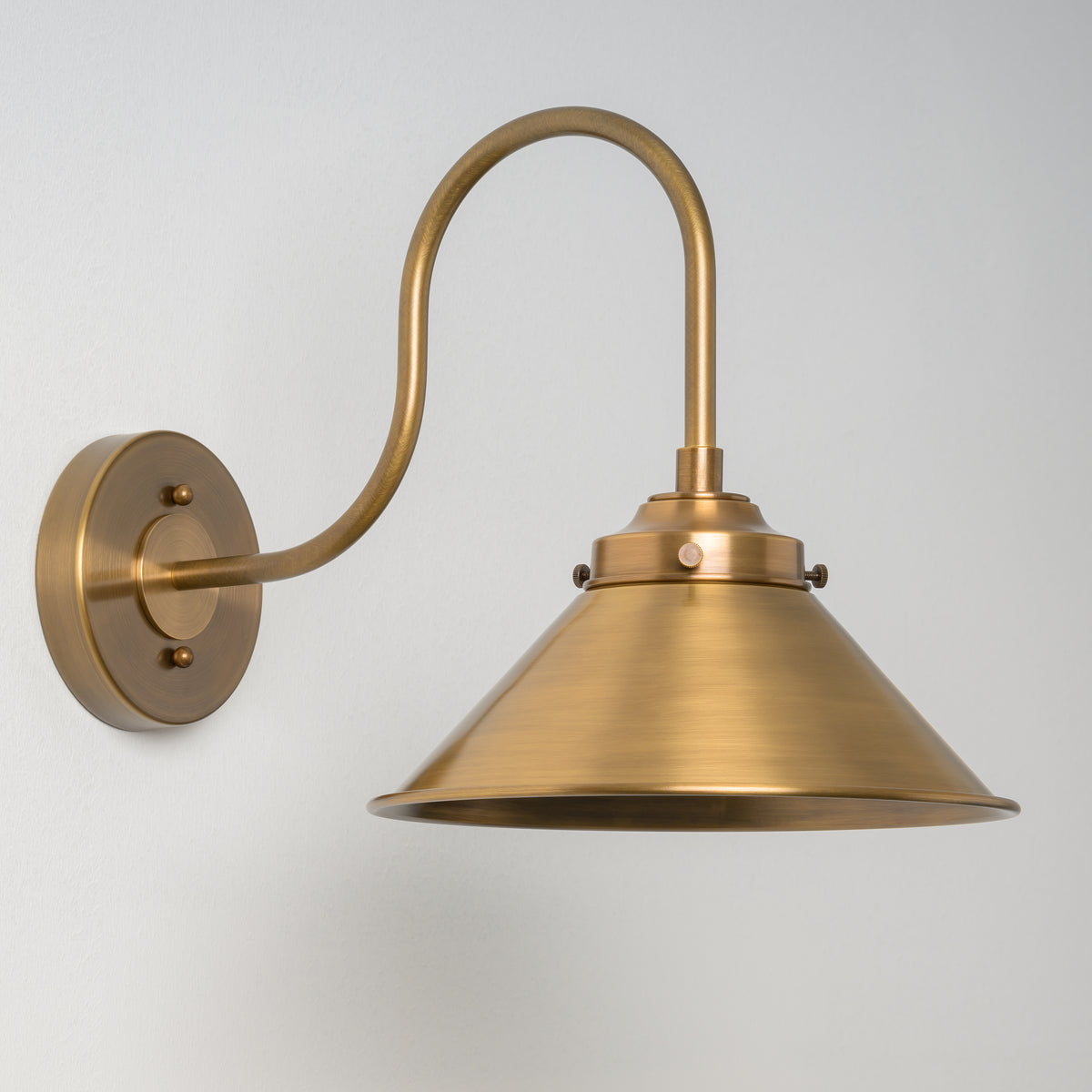 Penn | Outdoor Gooseneck Sconce – Olde Brick Lighting