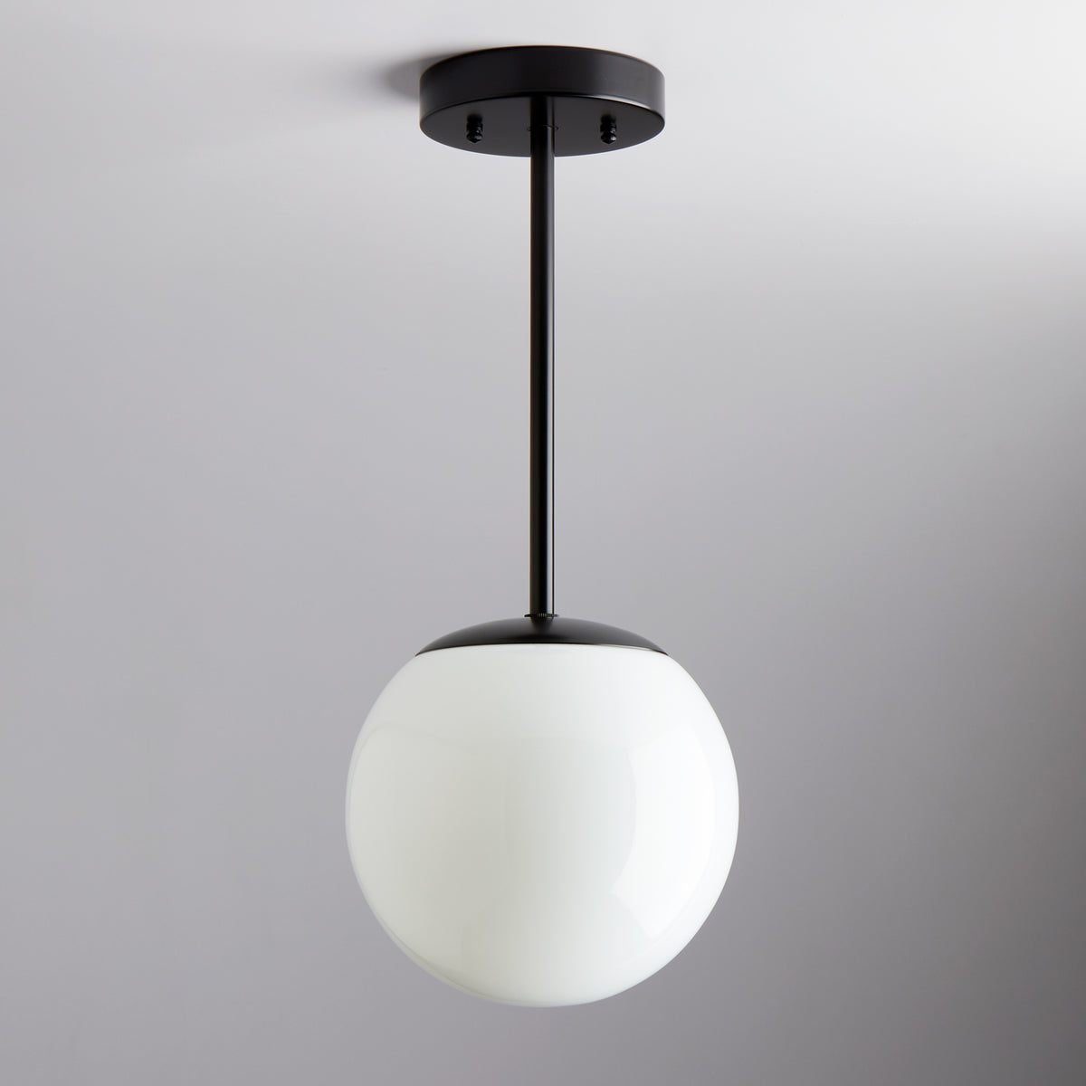 Bennington (Opal) | Down Rod Pendant – Olde Brick Lighting