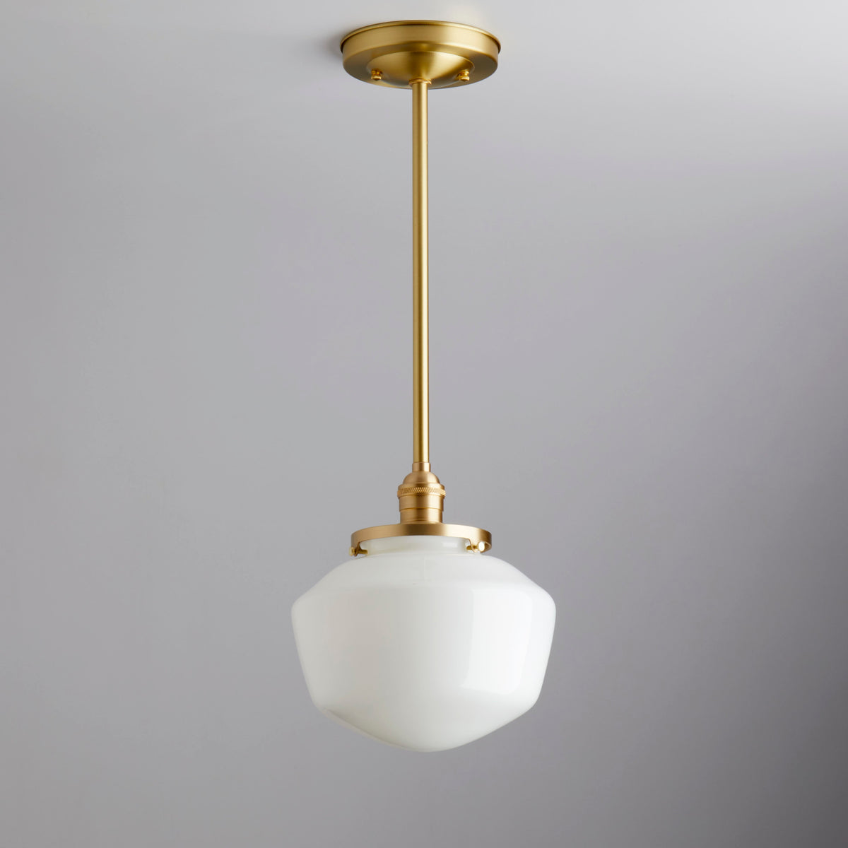 Ryttenberg (Opal) | Down Rod Pendant – Olde Brick Lighting