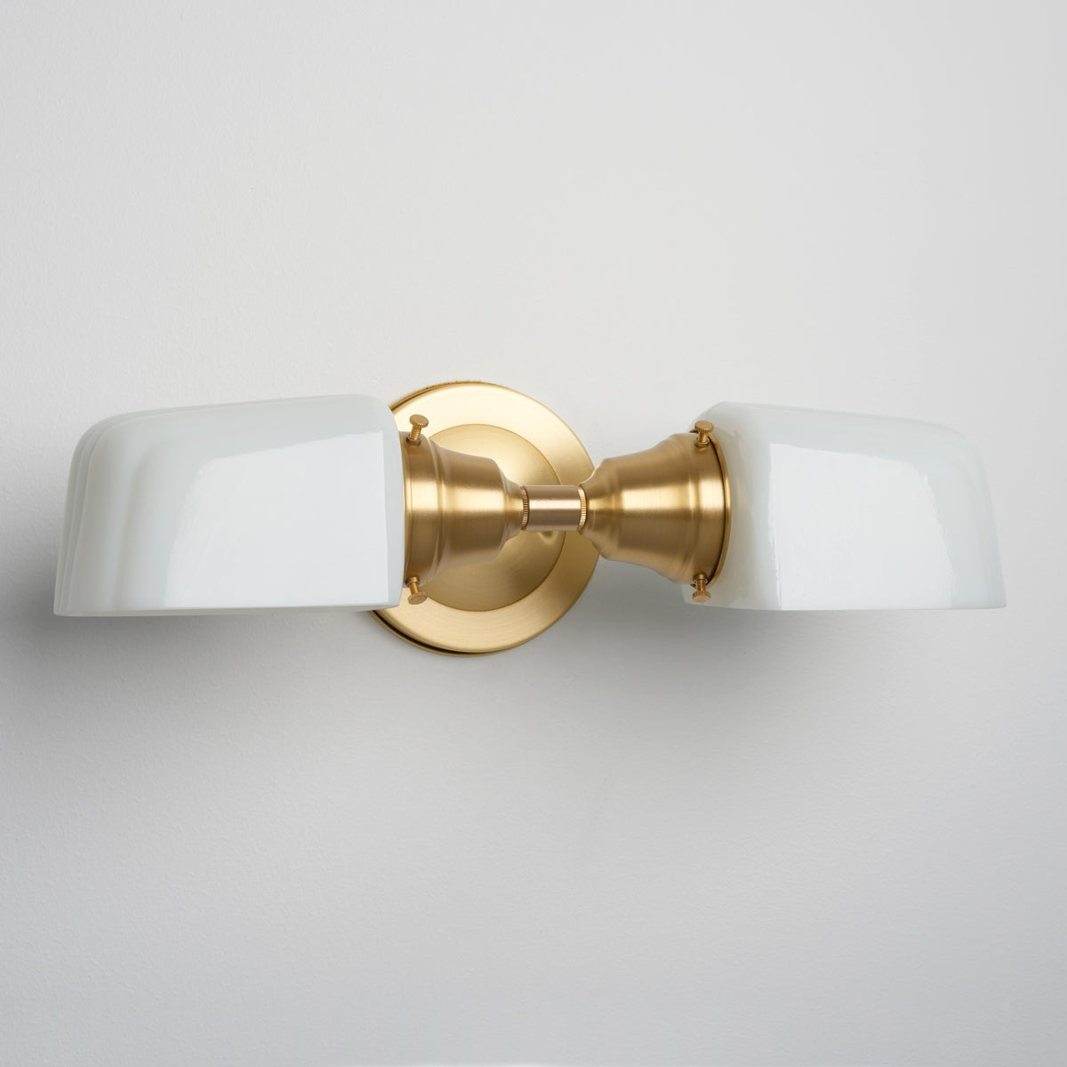 Buchmill (Opal) | 2 Shade Sconce – Olde Brick Lighting