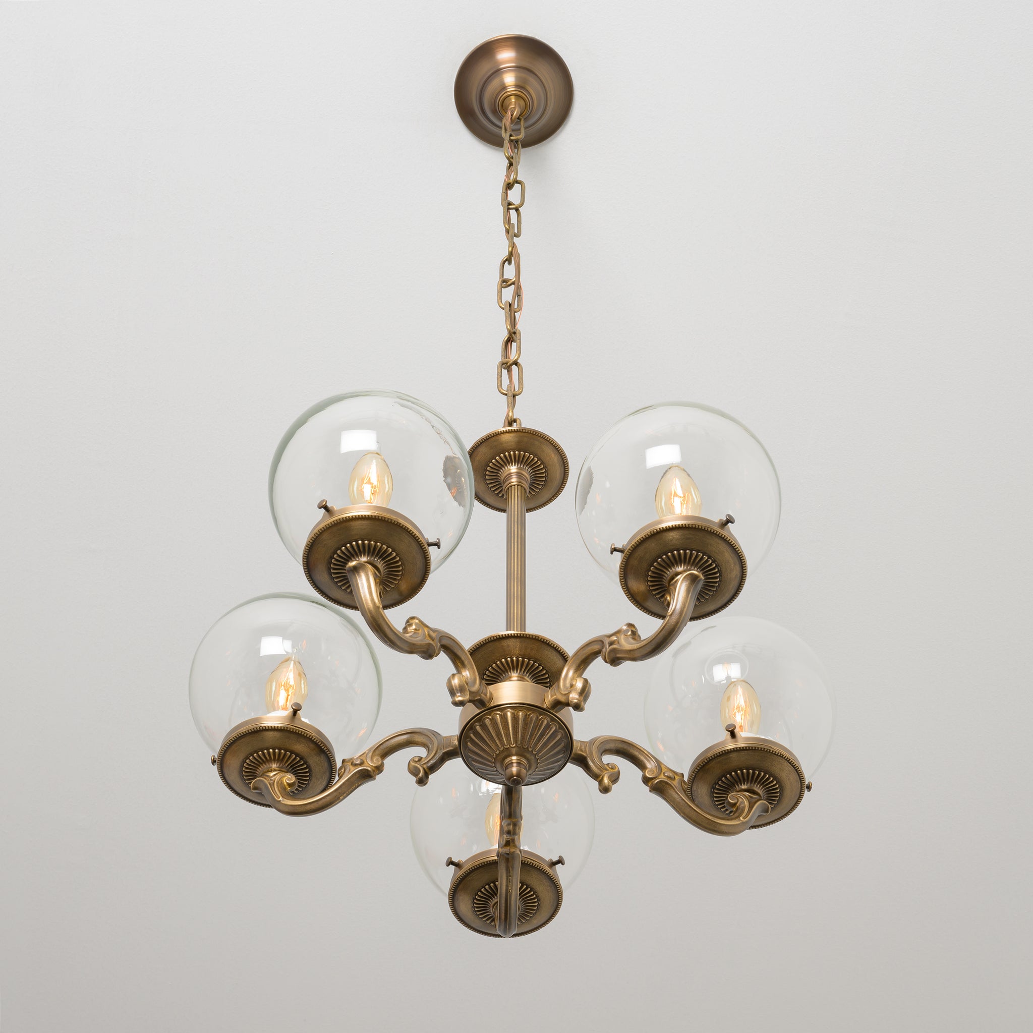 Hamilton (Clear) | Historic Ornate Chandelier – Olde Brick Lighting