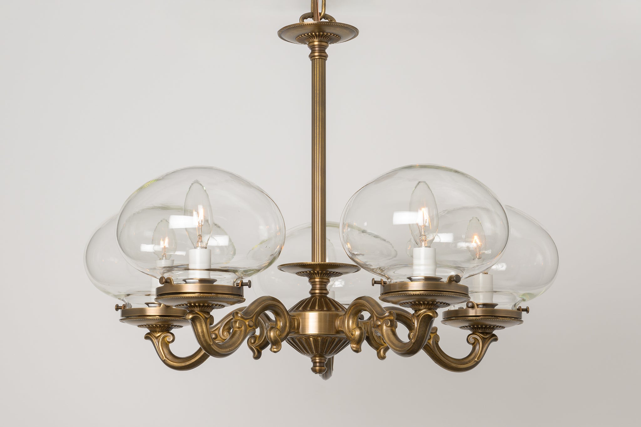 Mulberry (Clear) | Historic Ornate Chandelier – Olde Brick Lighting