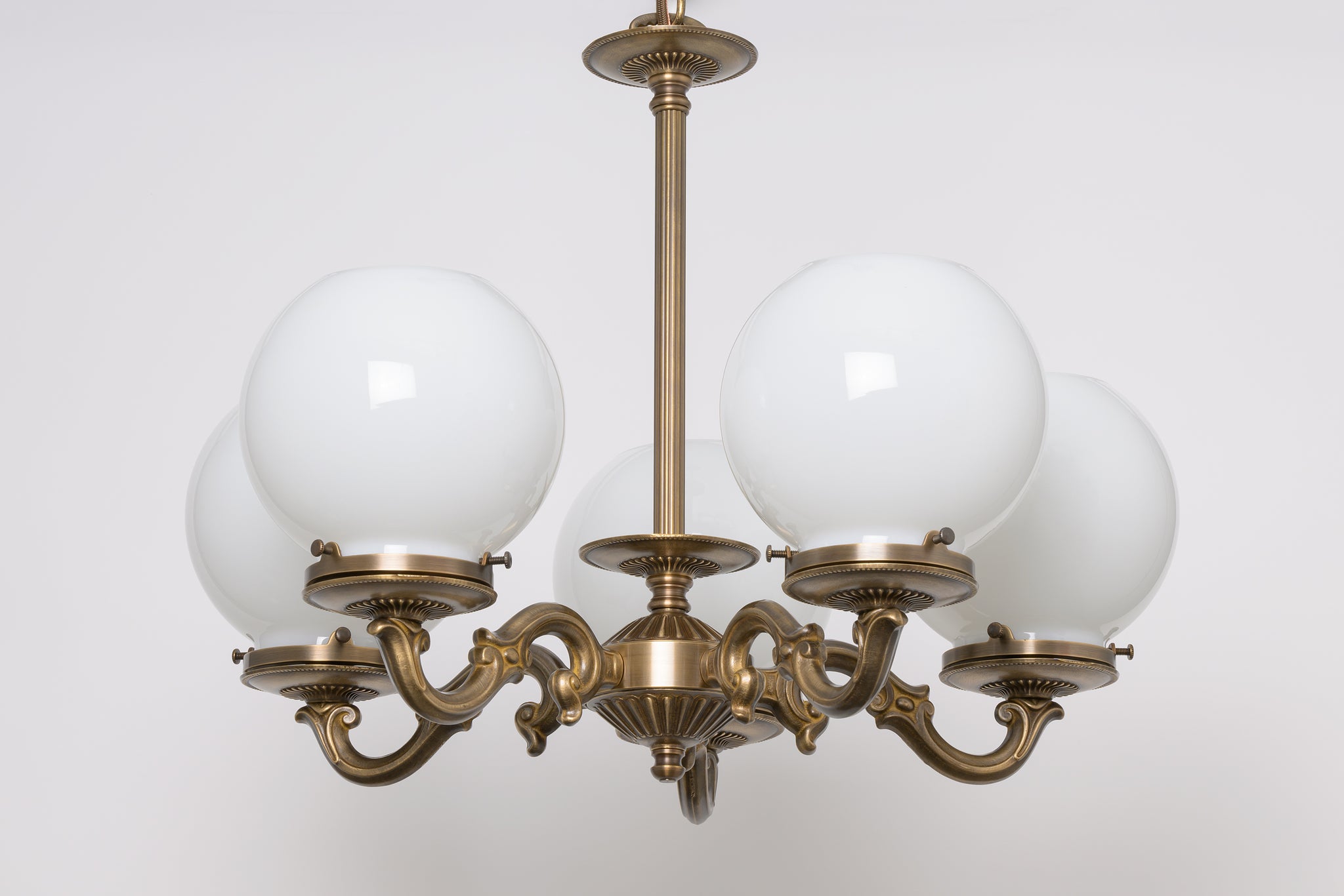 Drake (Opal) | Historic Ornate Chandelier – Olde Brick Lighting