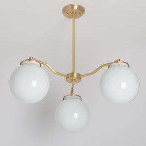 Modern Offset Chandelier