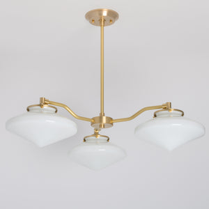 Modern Offset Chandelier