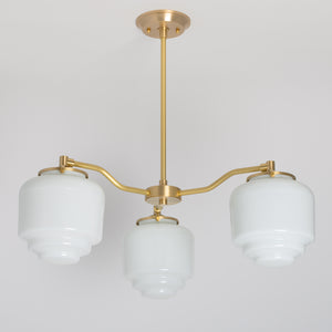Modern Offset Chandelier