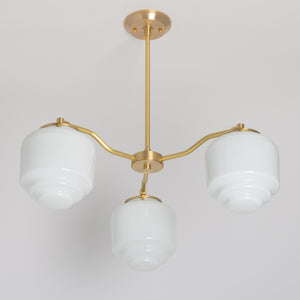 Modern Offset Chandelier