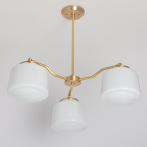 Modern Offset Chandelier