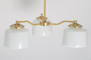 Modern Offset Chandelier