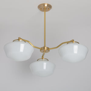 Modern Offset Chandelier