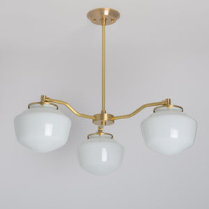 Modern Offset Chandelier