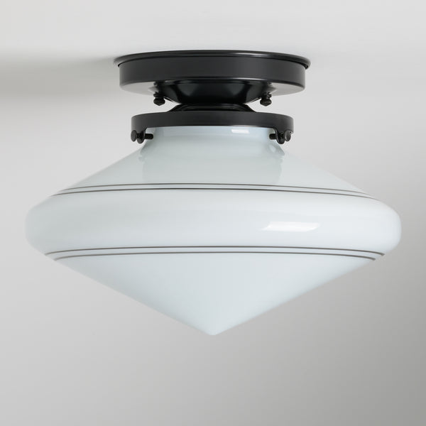 Jasper (Opal Striped) | Flush – Olde Brick Lighting