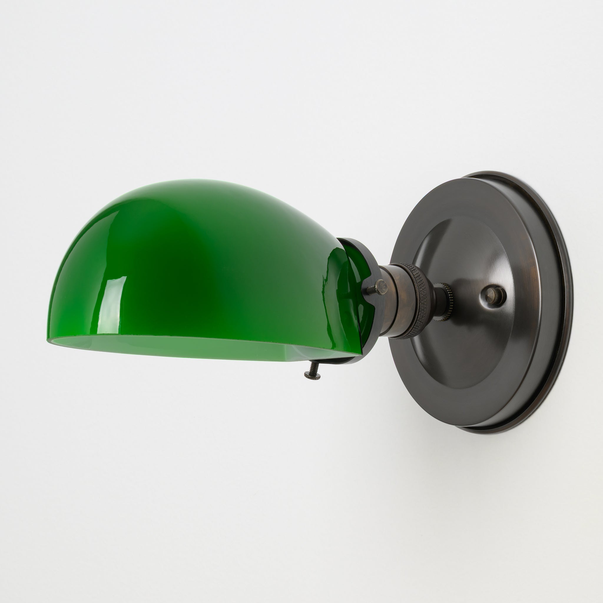 Edison (Green) | Flush Sconce – Olde Brick Lighting