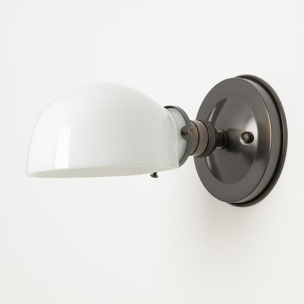 Edison (Opal) | Flush Sconce – Olde Brick Lighting