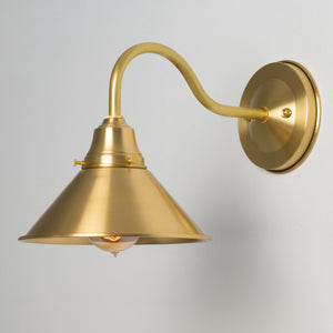 Open image in slideshow, Penn (8&quot; or 10&quot;) | Gooseneck Sconce
