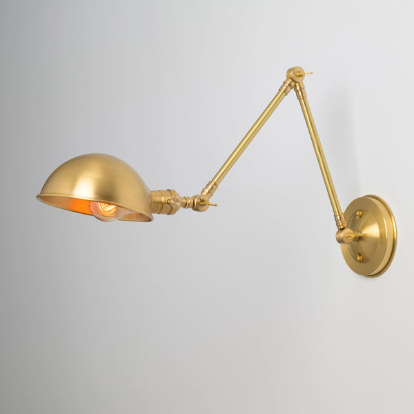 Osborn | Large Adjustable Arms Sconce – Olde Brick Lighting