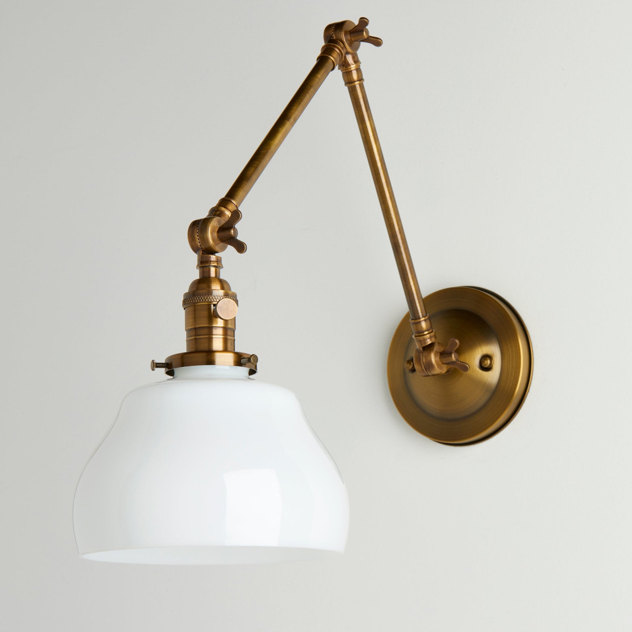 Cassius | Large Adjustable Arms Sconce – Olde Brick Lighting
