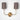 Ridley Drum | 2 Shade J-Curve Sconce