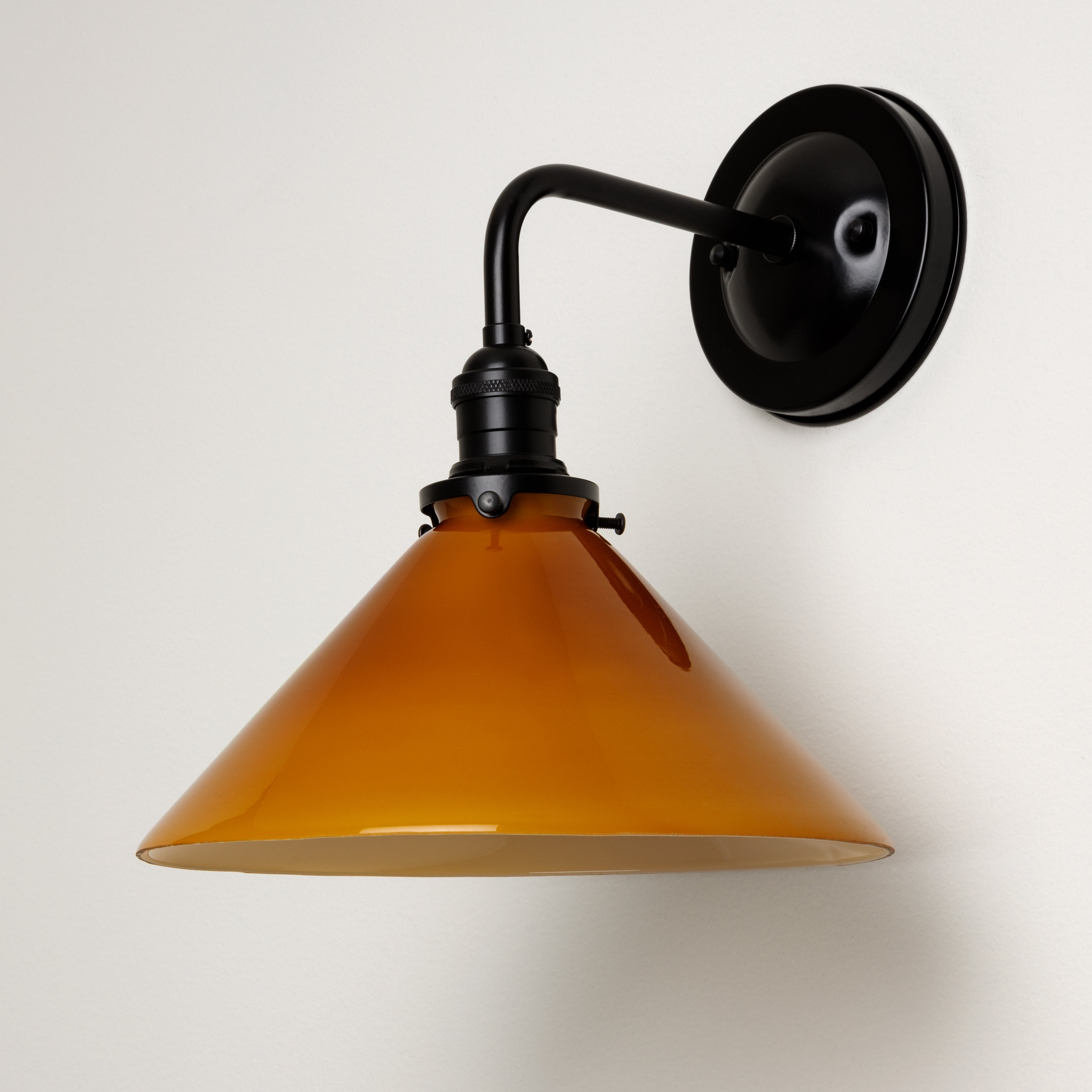 Beck (Amber) | Elbow Sconce