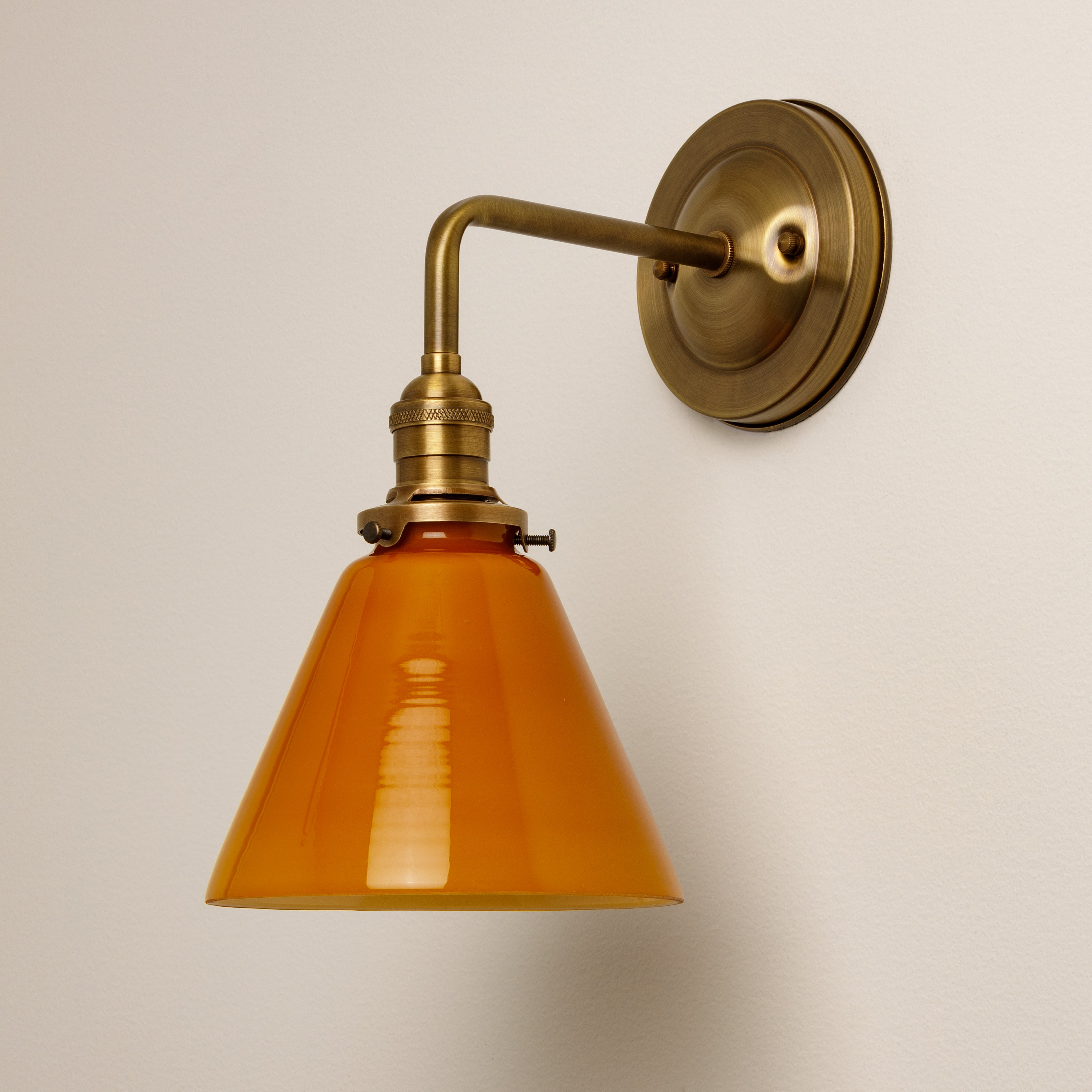 Beck 7-inch (Amber) | Elbow Sconce