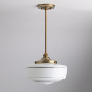 Open image in slideshow, Rutland (Opal Striped) | Down Rod Pendant
