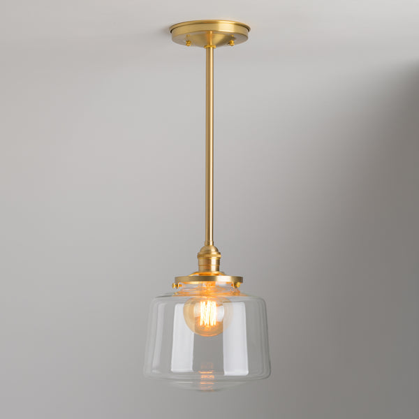 Rockford (Clear) | Down Rod Pendant – Olde Brick Lighting