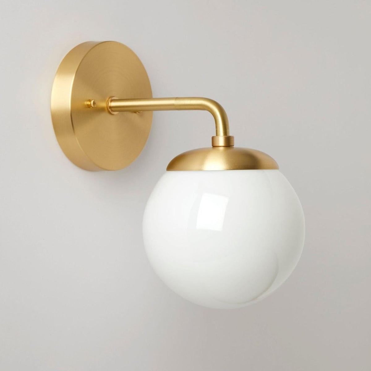 Bennington (Opal) | Elbow Sconce – Olde Brick Lighting