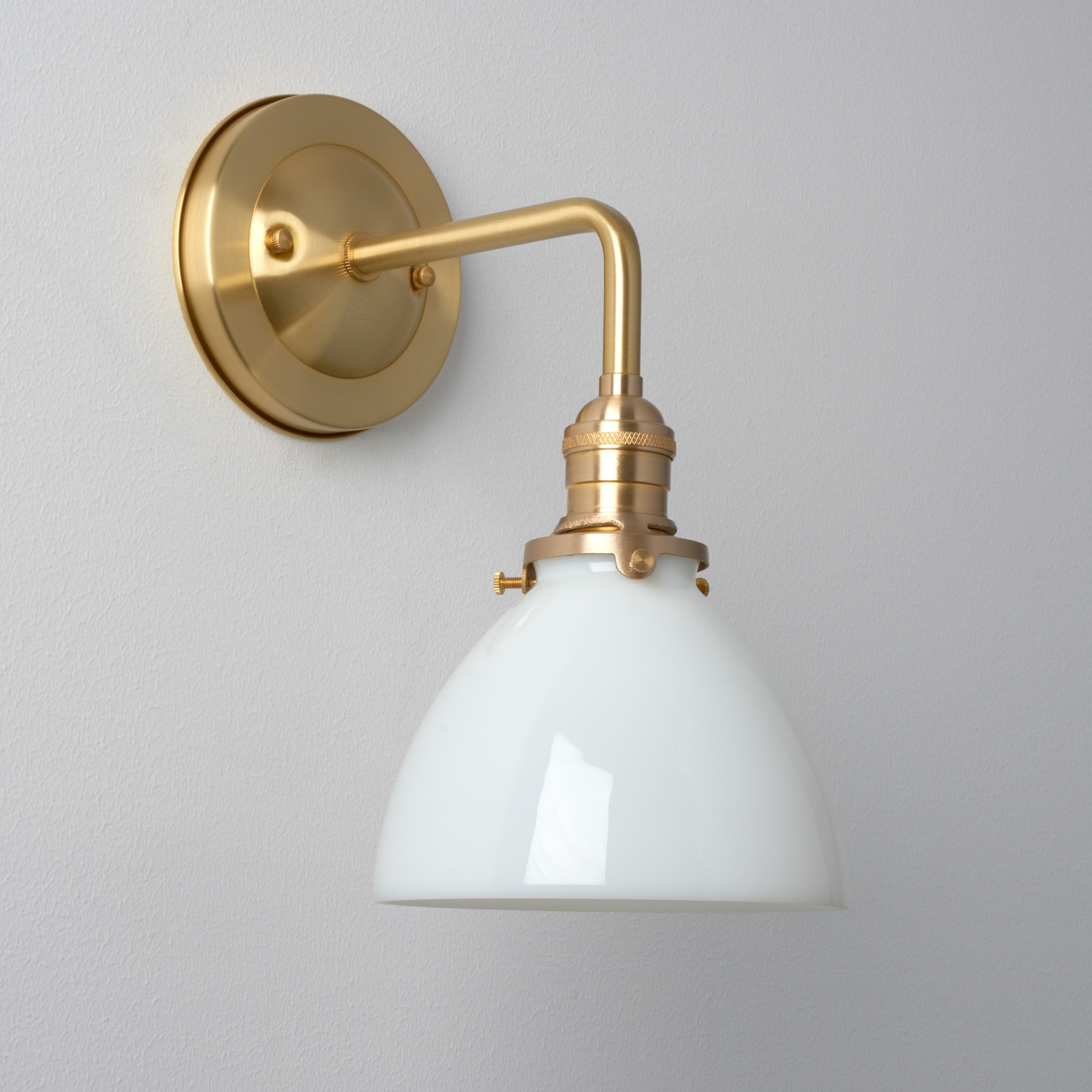 Thetford (6" or 8" Opal) | Elbow Sconce