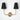 Ridley | 2 Shade J-Curve Sconce