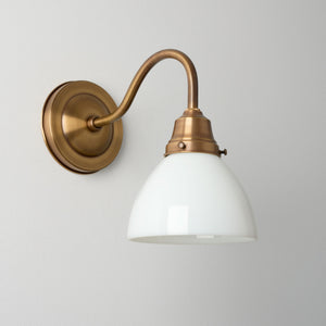Open image in slideshow, Thetford (6&quot; or 8&quot; Opal) | Gooseneck Sconce
