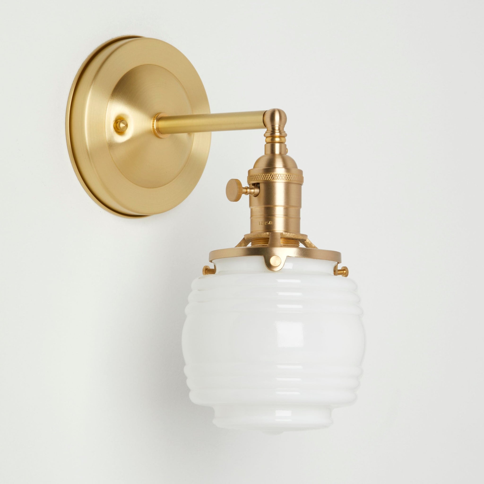 Peabody (Opal) | Stem Sconce – Olde Brick Lighting