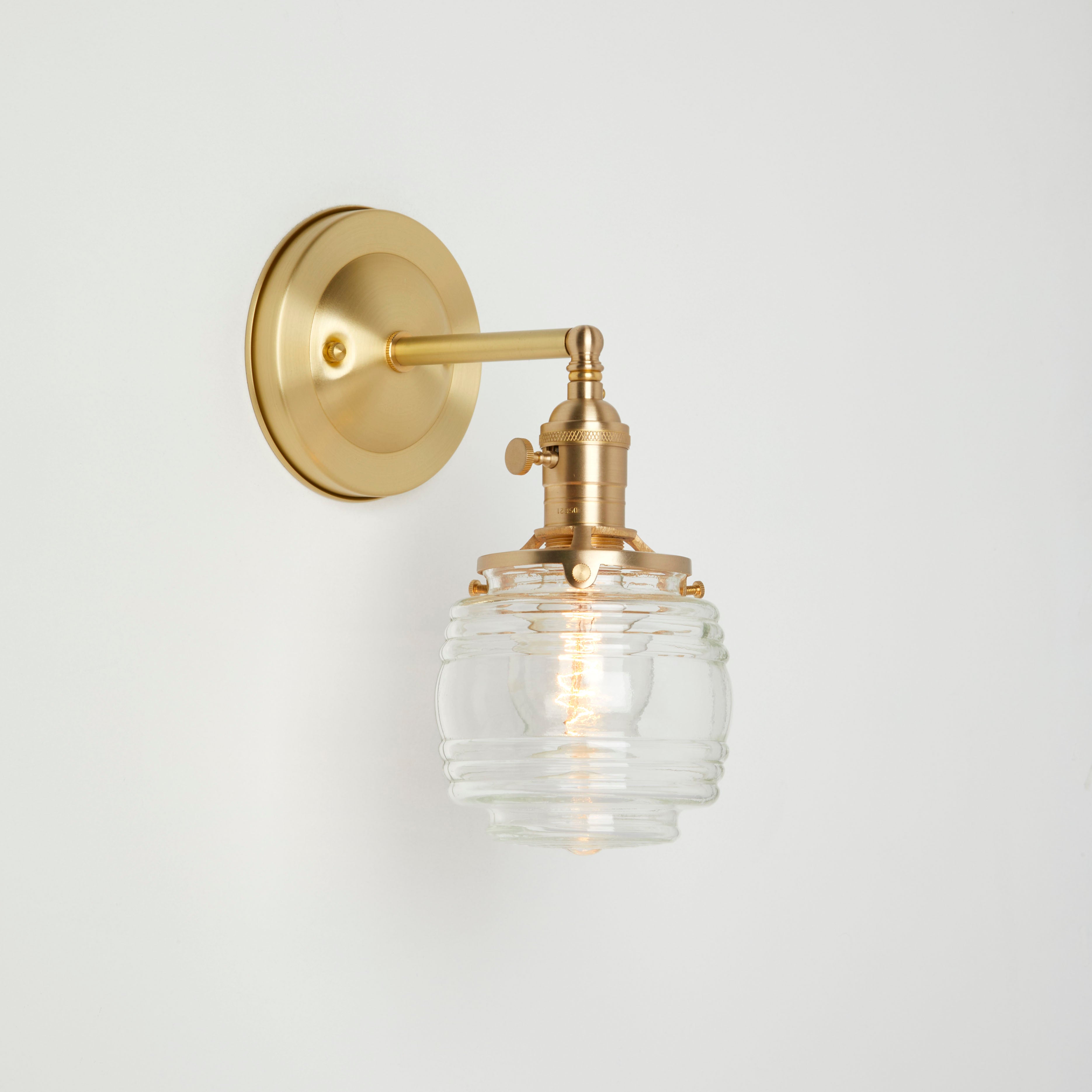 Peabody (Clear) | Stem Sconce