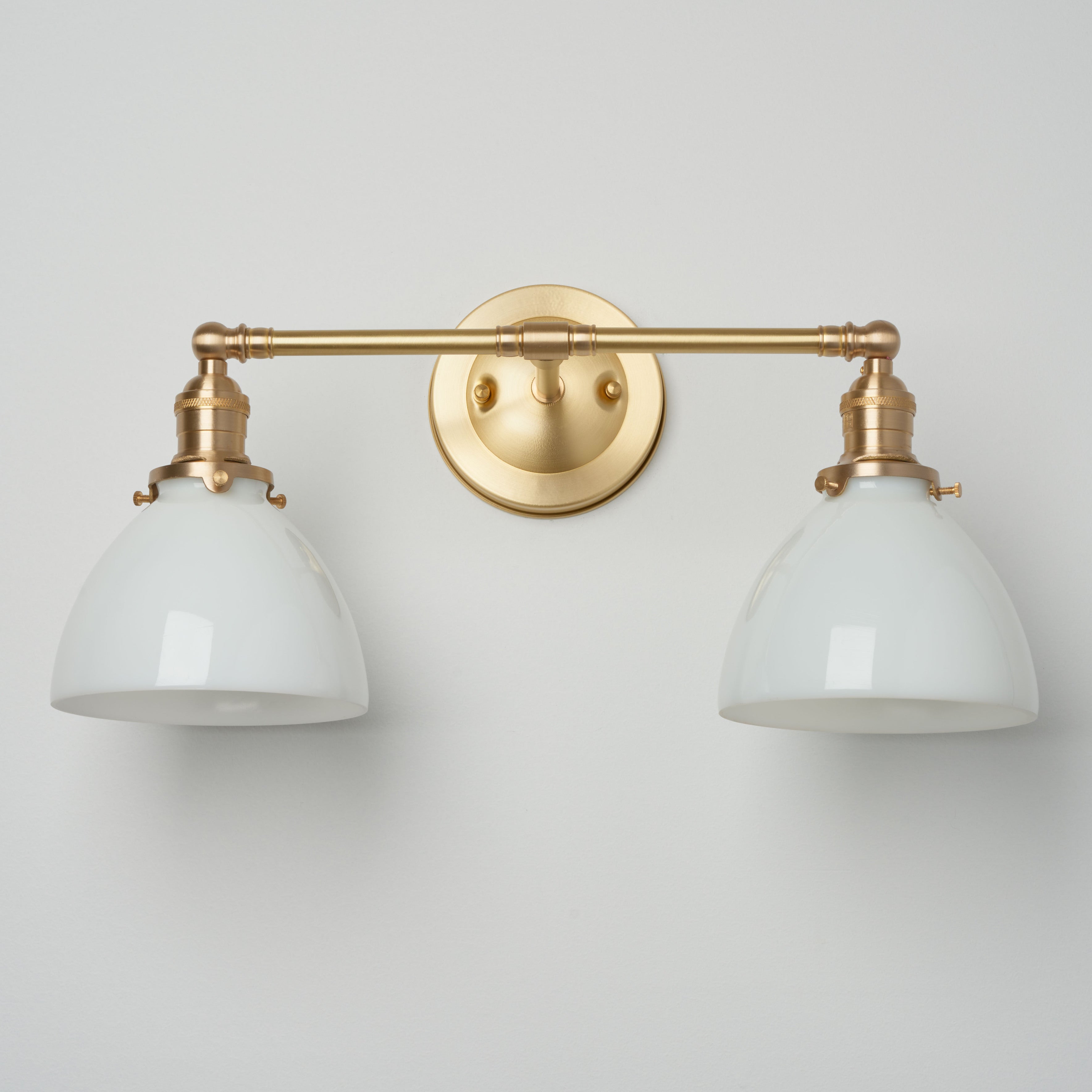 Thetford (Opal) | 2-Shade Sconce